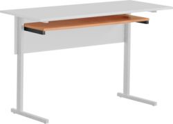 Возможно изготовление одноместных и двухместных столов с подстольем (меламин)
