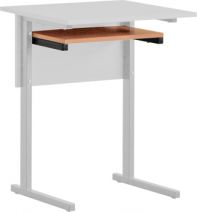 Возможно изготовление одноместных и двухместных столов с подстольем (меламин)